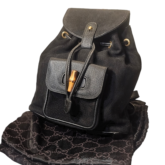 Gucci Handbags - GUCCI BAMBOO BACKPACK